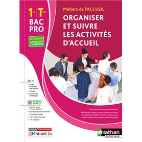 Organiser et suivre les activités d'accueil 1re/Term Bac pro - Livre + licence élève - 2023