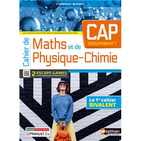 Cahier de Maths CAP Groupement 1 (Spirales) livre + licence élève 2023