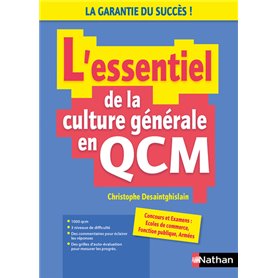 L essentiel de la culture générale en QCM - 2023-2024