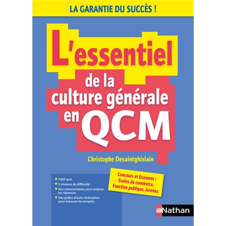 L essentiel de la culture générale en QCM - 2023-2024