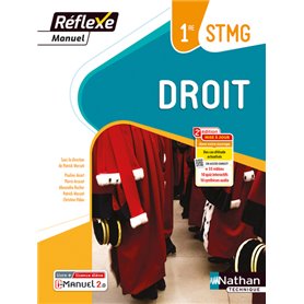 Droit 1re STMG (Manuel Réflexe) Livre + Licence élève - 2023