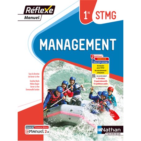 Management - 1ère STMG (Manuel Réflexe) Livre + Licence élève 2023