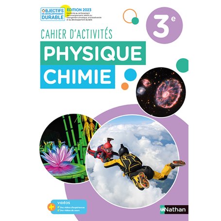 Physique-Chimie 3e - Cahier - Elève 2023