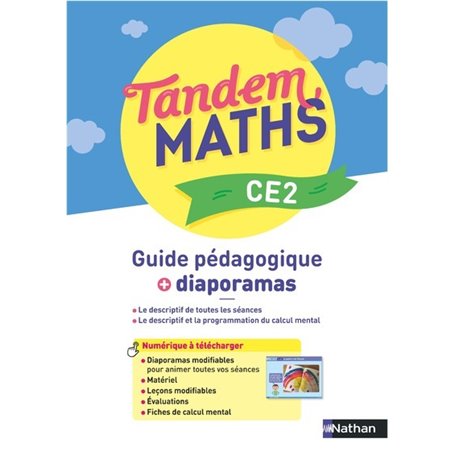 Tandem - Maths CE2 - Guide pédagogique + Diaporamas