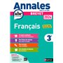 Annales Brevet Français 2024 - Corrigé