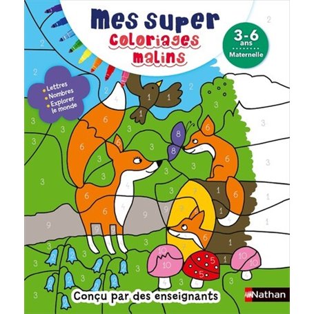 Mon super coloriages malins 3-6 ans