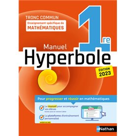 Hyperbole-1ère- Enseignement spécifique - Manuel - 2023