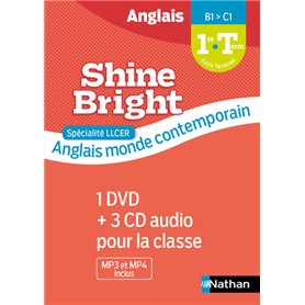Shine Bright LLCER Anglais Monde contemporain - Coffret CD+DVD 2021