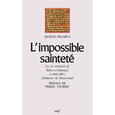 L'Impossible Sainteté