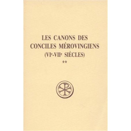 Les canons des conciles mérovingiens (VIè-VIIè siècles) 2