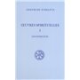 Oeuvres spirituelles - tome 1 Les exercices