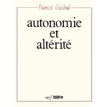 Autonomie et altérité