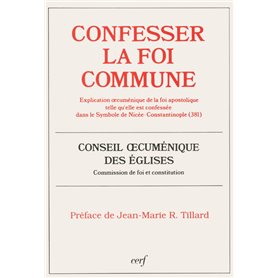 Confesser la foi commune