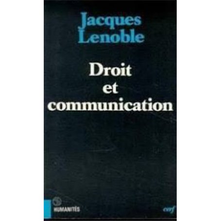 Droit et communication