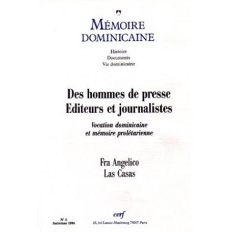 Des hommes de presse. Éditeurs et journalistes