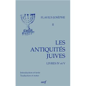 Les Antiquités juives, livres IV à V