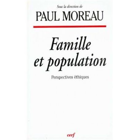 Famille et population