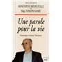 Une parole pour la vie