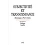 Subjectivité et transcendance