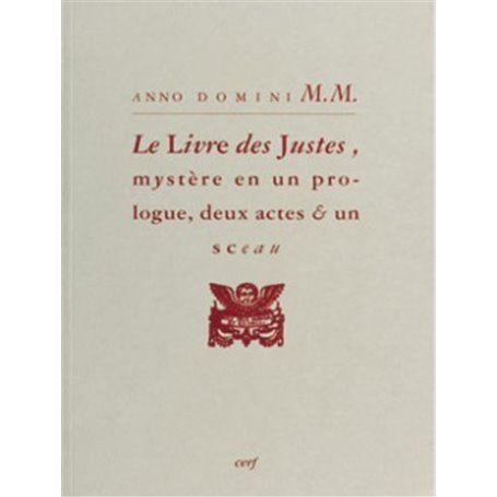 Le Livre des Justes