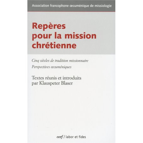 Repères pour la mission chrétienne