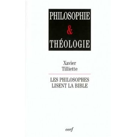 Les Philosophes lisent la Bible