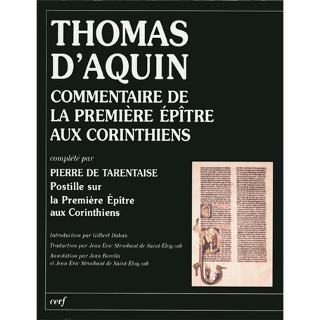 Commentaire de la Première Épître aux Corinthiens