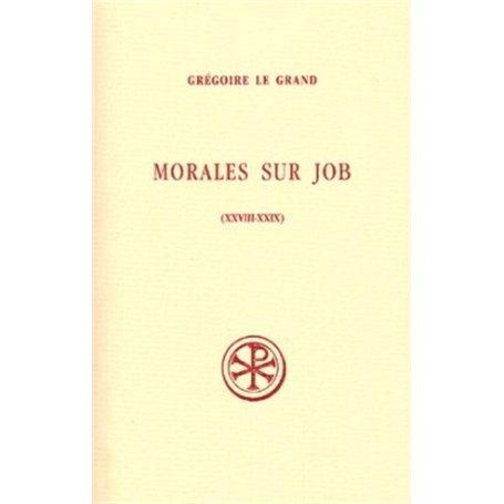 Morales sur Job (Livres 28-29)