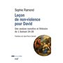 Leçon de non-violence pour David