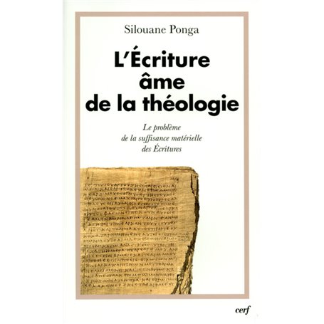 L'Écriture, âme de la théologie