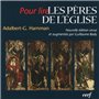 Pour lire les Pères de l'Eglise