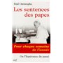 Les sentences des papes