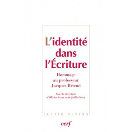 L'identité dans l'Ecriture