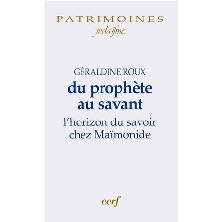 Du prophète au savant