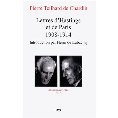 Lettres d'Hastings et de Paris 1908-1914