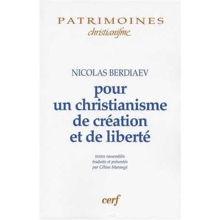 Pour un christianisme de création et de liberté