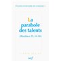 La parabole des talents (Matthieu 25, 14-30)