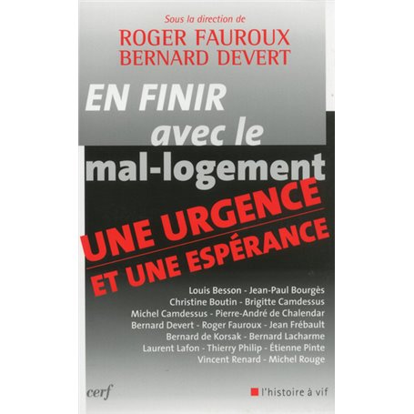 En finir avec le mal logement