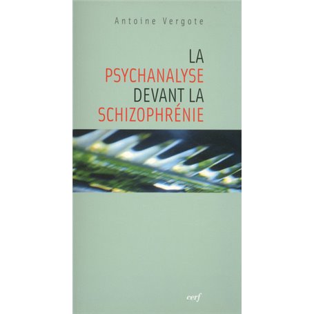 La psychanalyse devant la schizophrénie