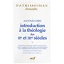 Introduction à la théologie des IIe et IIIe siècles - 1