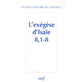 L'exégèse d'Isaie 8, 1-8