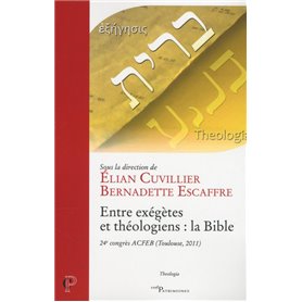 Entre exégètes et théologiens : la Bible