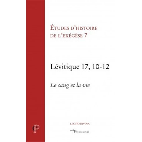 Lévitique 17, 10-12