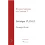 Lévitique 17, 10-12