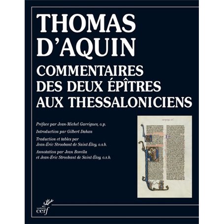 Commentaires des deux épîtres aux Thessaloniciens