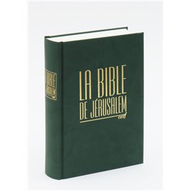 La Bible de Jérusalem - Compacte reliée verte