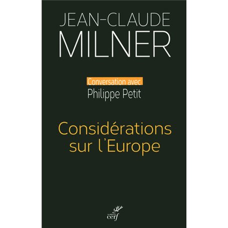 Considérations sur l'Europe