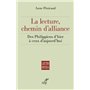 La lecture, chemin d'alliance