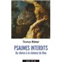 Psaumes interdits - Du silence à la violence de Dieu