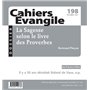 Cahiers Evangile - N° 198 La Sagesse selon le livre des Proverbes